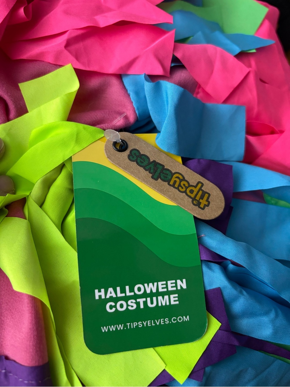 Tipsy Elves Women’s Piñata Halloween Costume Hooded Jumpsuit, Size: Medium, NWT - Picture 9 of 11